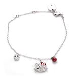 Swarovski（スワロフスキー） Hello Kitty Apple Flower ハローキティ クリスタル ポインティアージュ ブレスレット 5075270