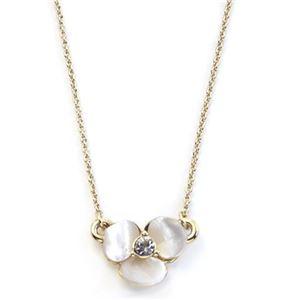 KATE SPADE（ケイトスペード） DISCO PANSY Mini Pendant パンジーモチーフ クリスタル・ビジュー ペンダント／ネックレス WBRU6731-110