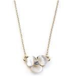 KATE SPADE（ケイトスペード） DISCO PANSY Mini Pendant パンジーモチーフ クリスタル・ビジュー ペンダント／ネックレス WBRU6731-110