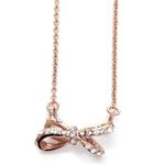 KATE SPADE（ケイトスペード） WBRU9569-704 TIED UP Pave Bow Pendant リボンモチーフ クリスタル・パヴェ ペンダント／ネックレス