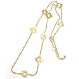 MARC BY MARC JACOBS（マークバイマークジェイコブス） M0006472-711 ORO Diamond and Daisy Medley Necklace ダイアモンド＆デイジー ロゴ メドレー ロング ネックレス／ペンダント