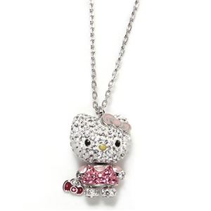 Swarovski（スワロフスキー） Hello Kitty Mini お出かけハローキティ クリスタル ポインティアージュ ペンダント ネックレス 1192660