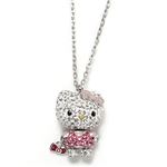 Swarovski（スワロフスキー） Hello Kitty Mini お出かけハローキティ クリスタル ポインティアージュ ペンダント ネックレス 1192660