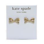 KATE SPADE（ケイトスペード） SKINNY MINI pave stud リボンピアス WBRU5355