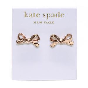 KATE SPADE（ケイトスペード） SKINNY MINI bow studs リボン ピアス WBRU6187-717