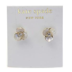 KATE SPADE（ケイトスペード） DISCO PANSY Studs パンジーモチーフ クリスタル・ビジュー スタッド ピアス WBRU6748-110