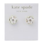 KATE SPADE（ケイトスペード） BEACH HOUSE BOUQUET Mini Studs フラワーモチーフ クリスタル・ビジュー ピアス WBRU9878-100