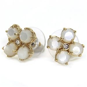 KATE SPADE（ケイトスペード） WBRUA222-110 CENTRAL PARK PANSY Studs パンジーモチーフ クリスタル・ビジュー スタッド ピアス