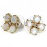 KATE SPADE（ケイトスペード） WBRUA222-110 CENTRAL PARK PANSY Studs パンジーモチーフ クリスタル・ビジュー スタッド ピアス