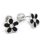 MARC BY MARC JACOBS（マークバイマークジェイコブス） Enamel Daisy Studs デイジーモチーフ ピアス M3PE539-062 80001 Black