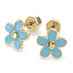 MARC BY MARC JACOBS（マークバイマークジェイコブス） M0005901-498 SEA AQUA Enamel Daisy Studs デイジーモチーフ エナメル ピアス