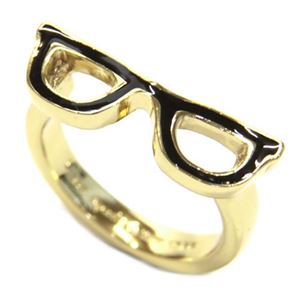 KATE SPADE（ケイトスペード） WBRU5715-064／6 GORESKI GLASSES Ring メガネモチーフ リング 指輪 サイズ6 （日本サイズ11.5号）