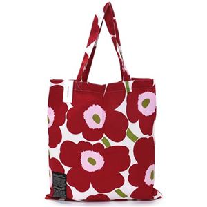 marimekko（マリメッコ） SILVER MEDAL BAG ウニッコ柄 ファブリック トートバッグ エコバッグ 62420 1 unikko pink