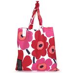 marimekko（マリメッコ） SILVER MEDAL BAG ウニッコ柄 ファブリック トートバッグ エコバッグ 62420 1 unikko red