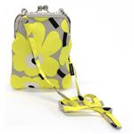 marimekko（マリメッコ） RIMMI MINI UNIKKO 40187 829 beige／yellow／black ミニウニッコ柄 がま口 ミニ・ショルダーバッグ ナナメ掛け
