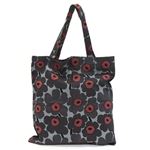 marimekko（マリメッコ） SILVER MEDAL BAG 62420 100 D MINI-UNIKKO ミニウニッコ柄 ファブリック トートバッグ エコバッグ