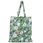 marimekko（マリメッコ） SILVER MEDAL BAG 62420 162 C Spring／summer フラワーモチーフ ファブリック トートバッグ エコバッグ