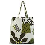 marimekko（マリメッコ） SILVER MEDAL BAG 62420 162 D Spring／summer 植物モチーフ ファブリック トートバッグ エコバッグ