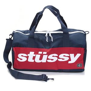 STUSSY（ステューシー） STUSSY×Herschel Supply SPORT SP15 LARGE DUFFLE BAG 134111 NAVY ハーシェル サプライ コラボ Wネーム スポーツMIX 2WAY ダッフルバッグ ボストンバッグ