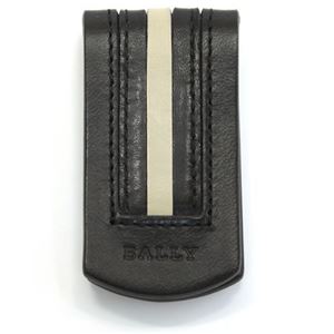 Bally（バリー） SACHAS 640 KANSAS BLACK マグネット式 マネークリップ カーフ