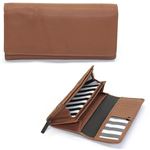 marimekko（マリメッコ） HELINA 4 42227 890 brown／black L字ファスナー小銭入れ付 二つ折り 長財布 カウレザー