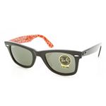 RayBan（レイバン） サングラス ウェイファーラー RB2140F 1016 ブラック／レッドテキスタイル グリーン