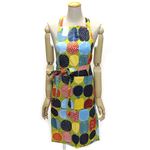 marimekko（マリメッコ） KOMPOTTI APRON コンポッティ フルーツモチーフ エプロン 65733 601 green／multicolour