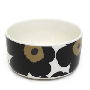 marimekko（マリメッコ） UNIKKO BOWL 500ml 63433 30 white／black ウニッコ柄 ボウル スープやサラダなどを入れるのに便利♪