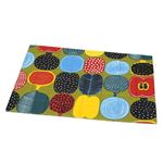 marimekko（マリメッコ） KOMPOTTI OILCLOTH PLACEMAT コンポッティ フルーツモチーフ オイルクロス ランチョンマット 65734 601 green／multicolour