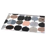 marimekko（マリメッコ） KOMPOTTI OILCLOTH PLACEMAT 65734 180 white／beige／grey コンポッティ フルーツモチーフ オイルクロス ランチョンマット