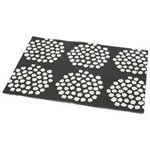 marimekko（マリメッコ） PUKETTI OILCLOTH PLACEMAT 67170 961 black／green／white プケッティ ブーケモチーフ オイルクロス ランチョンマット