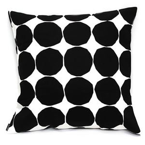 marimekko（マリメッコ） PIENET KIVET CUSHION COVER 50X50cm 61009 190 white／black ドット柄 クッションカバー