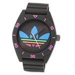 adidas（アディダス） adidas Santiago （サンティアゴ） ラージサイズ 大人気 POPなカジュアルウォッチ 肌触りの良いスベスベ・ラバー仕上げ ADH2970