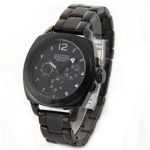 【レディス腕時計】Coach（コーチ） 人気のオールブラック・カラー、レディス・マルチカレンダーウォッチ 14501461