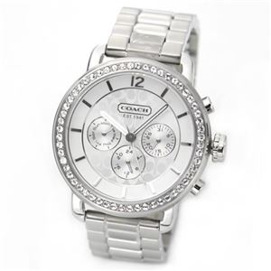 【レディス腕時計】Coach（コーチ） ラグジュアリーなラインストーンベゼル ラージサイズのマルチカレンダーウォッチ 14501646