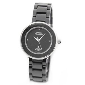 Vivienne Westwood（ヴィヴィアンウエストウッド） VV124BKBK セラミック素材のレディス腕時計