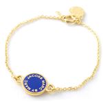 MARC BY MARC JACOBS（マークバイマークジェイコブス） M0003554-433 SAPPHIRE Classic Marc Enamel Discs Bracelet クラシックマーク エナメル ロゴ ディスク ブレスレット