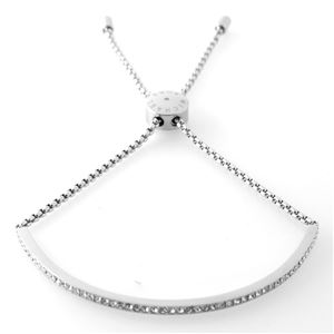 Michael Kors（マイケルコース） MICHAEL KORS パヴェ バー スライダー ブレスレット Pave Silver-Tone Bar Slider Bracelet MKJ4131040 ブレスレット