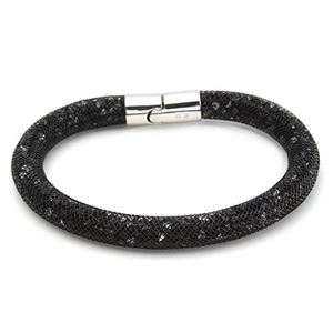 Swarovski（スワロフスキー） 5089843 Stardust Black スターダスト ジェットヘマタイト・クリスタル ブレスレット Mサイズ