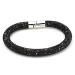 Swarovski（スワロフスキー） 5089843 Stardust Black スターダスト ジェットヘマタイト・クリスタル ブレスレット Mサイズ