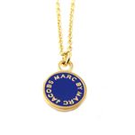 MARC BY MARC JACOBS（マークバイマークジェイコブス） M0003549-433 SAPPHIRE Classic Marc Enamel Discs Pendant クラシックマーク エナメル ロゴ ディスク ペンダント ネックレス