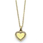 Michael Kors（マイケルコース） Pave Gold-Tone Heart Charm Pendant Necklace パヴェ ハートチャーム ネックレス／ペンダント MKJ3969710