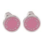 MARC BY MARC JACOBS（マークバイマークジェイコブス） M0003558-679 BRIGHT ROSE Classic Marc Enamel Logo Disc studs クラシックマーク エナメル ロゴ ディスク ピアス