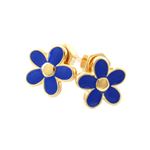 MARC BY MARC JACOBS（マークバイマークジェイコブス） M0005901-433 SAPPHIRE Enamel Daisy Studs デイジー フラワーモチーフ エナメル スタッド ピアス