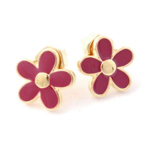 MARC BY MARC JACOBS（マークバイマークジェイコブス） M0005901-607 GARNET Enamel Daisy Studs デイジー フラワーモチーフ エナメル スタッド ピアス