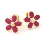 MARC BY MARC JACOBS（マークバイマークジェイコブス） M0005901-607 GARNET Enamel Daisy Studs デイジー フラワーモチーフ エナメル スタッド ピアス