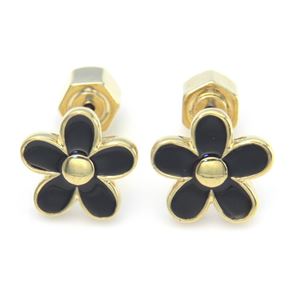 MARC BY MARC JACOBS（マークバイマークジェイコブス） M3PE539-062 80357 BLACK／ORO Enamel Daisy Studs デイジー フラワーモチーフ エナメル スタッド ピアス