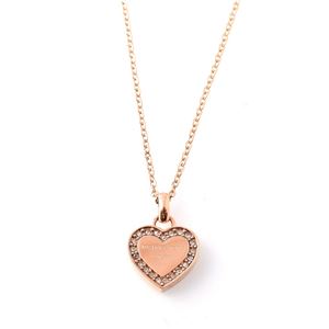 Michael Kors（マイケルコース） MICHAEL KORS パヴェ ハートチャーム ネックレス／ペンダント Pave Rose Gold-Tone Heart Charm Pendant Necklace MKJ3971791 ネックレス