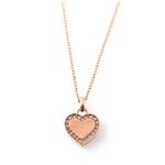 Michael Kors（マイケルコース） MICHAEL KORS パヴェ ハートチャーム ネックレス／ペンダント Pave Rose Gold-Tone Heart Charm Pendant Necklace MKJ3971791 ネックレス