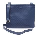 Gucci（グッチ） ディアマンテラックス レザー メッセンジャーバッグ ショルダーバッグ ブルー ≪2014AW≫ 201446 AIZ1G 4232